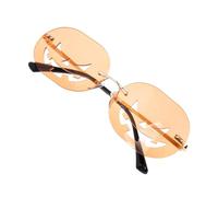IMIKEYA Stylish Pumpkin Sunglass Hollow Pumpkin Shape Design, PC Material, Not Easily Broken and Deformed, for Halloween Parties and Street Photo Accessories