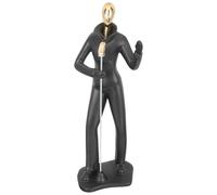 IMIKEYA Stylish Resin Music Performance Trophy Figure Model Band Statue for Home Decoration and Giving with Unique Artistic Atmosphere