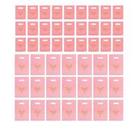 IMIKEYA Thank You Bags Small Retail Packaging 200pcs with Comfortable Grip and Easy Open Close, Flat Mouth and Four-finger Handle Design, Elegant for Different Occasions