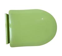 IMIKEYA Thickened Childrens Toilet Seat Pad for Easy to Install U Shaped Potty Training Seat with Slow Closing Green Cover PP Material Fit for Bathroom Use