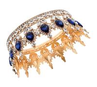 IMIKEYA Tiara Crown for Women Featuring a Classic Rhinestone Bridal Headband Design, Made Zinc Alloy and Rhinestones, as Wedding Dress Accessories and Photo Props for Weddings and Special