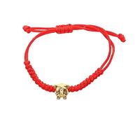 IMIKEYA Tiger Year Red String Bracelet with Handmade Red Knot and Tiger Charm Protective Amulet Wrist Rope for Men Women Feng Shui and Birthday