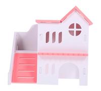 IMIKEYA Tiny House Shelter Hamster Hideout Colorful Small Animal House Hamster Hut for Guinea Pig Hideaway Villa