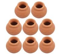 IMIKEYA Tiny Plant Pots for Succulent Plants with Cute Design 8pcs Terracotta Mini Clay Planter Pots for Desktop Decoration and Decorative Items