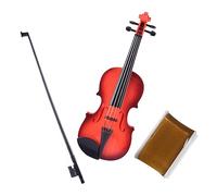 IMIKEYA Toy Violin for Children Real Strings Music Instrument Plastic Violin Adornment