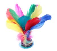 IMIKEYA Traditional Colorful Chinese Jianzi Kick Shuttlecock for Adults Outdoor Exercise Game Fitness Fun Portable Plaything for Coordination Balance