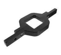 IMIKEYA Trailer Tow Hitch Mounting Bracket for Dual LED Backup Reverse and Search Lights Design Easy Installation Fits Trucks Suvs Trailers Rvs Black