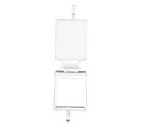 IMIKEYA Transparent Rocker Button Cover with Double-sided Adhesive Plastic Push Button Protector for Emergency Stop Switch Boat-shaped Guard Preventing Accidental Activation in Industrial