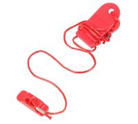 IMIKEYA Treadmill Abs Key Emergency Function on and with Stop Clothing Clamp, Red Replacement Confidence Safety for Machine Home Exercise Treadmills