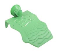 IMIKEYA Turtle Safe and Not Easy to Deform Green Basking Platform with Cups Reptile Ramp for Aquarium and Fish Tank Accessories, Suitable for Dwarf Frog and Reptile