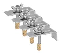 IMIKEYA Undermount Sink Brackets with Mounting Screws Kitchen Sink Fixing Clips for Stone and Washbasin Installation Random Color