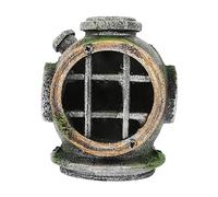 IMIKEYA Underwater Decorative Fish House Simulation Helmet Ornament for Aquariums Hideaway for Fish to Beautify Your Aquarium Decor