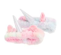IMIKEYA Unicorn Horn Headband Makeup Headband Stylish Cloth Lightweight Not Easy to Skid off Women Spa and Face Washing 23X14X7Cm Charming Multi-Color