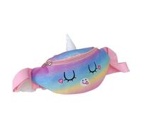 IMIKEYA Unicorn Waist Bag for Fanny Pack Chest Pouch Purse with Rainbow Design Gift for Young Travel Shopping