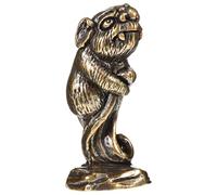 IMIKEYA Unique Decorative Animal Sculpture for Living Room Study Office Antique Meditation Ornament for Peace and Relaxation