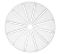 IMIKEYA Universal Plastic Mixing Bowl Splash Guard Cover with 6-Wire Whisk Shield and Scraper Design for Stand and Hand Mixer, Reducing Ingredient Waste and Enhancing Thorough Blending