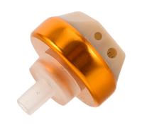 IMIKEYA Universal Silicone Hearing Aid Domes Replacement Earbud Tips in Golden Colour, Easy to Replace Plastic and Silicone Ear Mold Accessories for Seniors with Hearing Aid Nozzle Heads