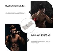 IMIKEYA Upgraded Thickened Large Wing Chun Boxing Triplet Wall Bag, Empty Household Fitness Sandbag for Martial Arts Training, Three-Section Boxing Target Suitable for Home Use