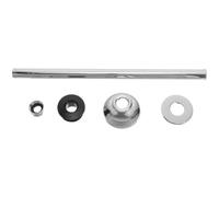 IMIKEYA Urinal Water Inlet Pipe Stainless Steel 16 Straight Pipe 300mm with Nut, Conical Cover and Gasket, for Commercial and Public Restrooms