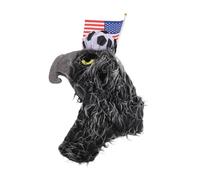 IMIKEYA Usa Eagle Soccer Hat Plush Headwear with American Flag Design, Comfortable Polyester Material and Unique Eagle Shape for Independence Day Gatherings and 2026 Football Events