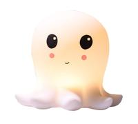 IMIKEYA USB Night Lamp with 1200mah Rechargeable Battery Octopus Shaped Silicone and Abs Material for Room Decoration, Adorable and Unique Bedside Light Convenient Indoor Use
