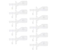 IMIKEYA Vertical Blind Clips 10pcs Hidden Valance Clips for Small Window Blinds Easy to Clean Maintain