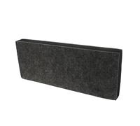 IMIKEYA Vibration Isolator Pads for Audio Speaker Subwoofer 15.75x7.87x2.05in Black Polyester High Density Noise Reduction Anti-slip Mat for Home Audio System Living Rooms