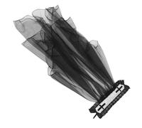 IMIKEYA Vintage Black Mesh Veil Breathable Gothic Bridal Headpiece for Halloween Costume Day of Dead Masquerade Suitable for Weddings Proms and Hen Parties