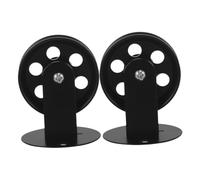 IMIKEYA Vintage Ceiling Mount Pulley for Hanging Pendant Lamps 2pcs 50mm Iron Wall and Ceiling Pulley Wheels Retro Industrial for DIY Light Fixtures