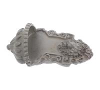 IMIKEYA Vintage Miniature Lion Head Wall Decor for Dollhouse Garden, Resin Simulation Wall Ornament for Outdoor Park Scene Layout, Mini House Accessory Decoration