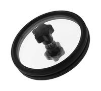 IMIKEYA Vinyl Record Cleaning Protector Clamp Groovewasher Cleaner Silicone Sleeve for Record Label Protection