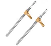 IMIKEYA Violin Bow Frog Screws Assorted style 2pcs Metal Replacement Parts Lightweight and Easy to Install for Repairing Old Or Broken Violin Bow Rods Suitable for Musical Instrument