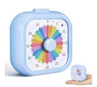 IMIKEYA Visual Timer for Classroom and Home Use 60-minute Non-ticking Square Plastic Timer with Easy Operation Powered by 2 X Aaa Batteries for Students