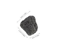 IMIKEYA Volcanic Rock Fire Stone Granules Black 400G Bag for Gas Grills Fire Pits, Suitable for Bonsai Cultivation, Water Culture Plants, and Garden Walkways