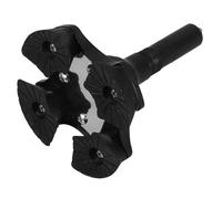 IMIKEYA Walking Cane Tips and Crutch Foot Pads Featuring Aluminium Alloy and Plastic Material for Improved Grip on Slippery Floors for Elderly Users