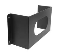 IMIKEYA Wall Mounted Metal Glove Box Dispenser Holder for Masks | Iron Build, Matte Black Finish, 11.3x5.5x3.5 Inch Size, School and Service Use