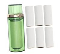 IMIKEYA Washable Portable Lint Roller Efficient Sticky Hair Remover for Clothes Travel Home Use Lightweight Manual Design for Pet Removal Green