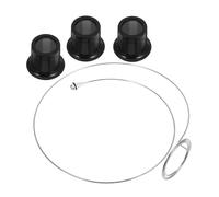 IMIKEYA Watch Loupe Magnifier Set 4pcs Clip-on 5X 10x 15x Steel Frame Jewelry Loupe Magnifying Lens for Watchmakers Jewelers Detailed Craft Repair