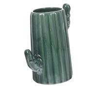 IMIKEYA Water Decor Ceramic Shape Hamster Cactus Stand with A Bottle Securely Holds Pet Cage for Small Pets, for People Who Have