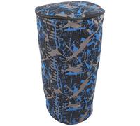 IMIKEYA Waterproof African Drum Backpack in Blue Camouflage Pattern, Oxford Cloth and Pvc Material with Large Capacity and Smooth Zipper, Practical for Carrying Hand Drums Outdoors Random Random Color