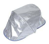 IMIKEYA Waterproof Cloth Motorcycle Seat Protector Outdoor Cover for Silver Oxford Heat Insulation and Portable Design Use Suitable for Motorbike Seats