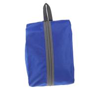 IMIKEYA Waterproof Outdoor Shoes Storage Organizer Bag with Foldable Silicone Fabric for Travel and Playing Large XL Size Blue Shoe Case and Sundries