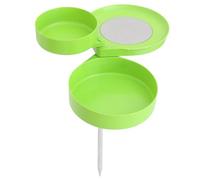 IMIKEYA Waterproof Plastic Fishing Lure Hook Holder Box round Shape and Convenient Operation, Small Bait Storage Case Suitable for River Fishing Random Color