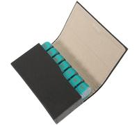 IMIKEYA Weekly Medicine Organizer 21-Compartment Portable Pill Box with Travel Bag, Mini Weekly Pill Case for Vitamins and Tablets, Black Compact Medicine Holder for Travel and Daily Use