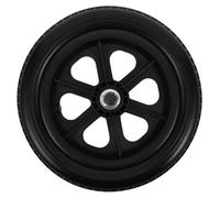 IMIKEYA Wheelchair Rear Solid Tire 12-Inch Anti-Slip Replacement Wheel for Manual Wheelchairs and Strollers, Sturdy Black Caster Wheel Accessory for Walkers and Mobility Aids