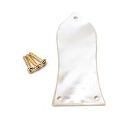 IMIKEYA White Shel Truss Rod Cover for Electric Guitar Design Replacement Accessory Fits Electric Bass Durable and