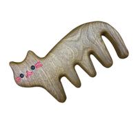 IMIKEYA Wide Tooth Comb Wooden Massage Comb Intricate Carvings Elegant Design Reduces Fatigue Easy to Use for Enjoying Comfort of Massage at Time