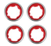 IMIKEYA Wine Bottle Collars Prevent Spilling Drip Stainless Steel 4pcs Portable Wine Bottle Neck Catchers Suitable for Camping and Occasions