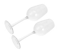 IMIKEYA Wine Cups Made of Sturdy Pp Material 2pcs Floating Shatterproof Unbreakable Design Stylish Modern Outdoor Drinking Glasses for Pool Party and Lounging the Pool