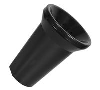 IMIKEYA Wine Tasting Spittoon Ice Bucket with Double Handles, Black Plastic Dump Bucket 6.48x4.79x4.79in, Western Bar Beverage Cooler for Beer and Cocktails
